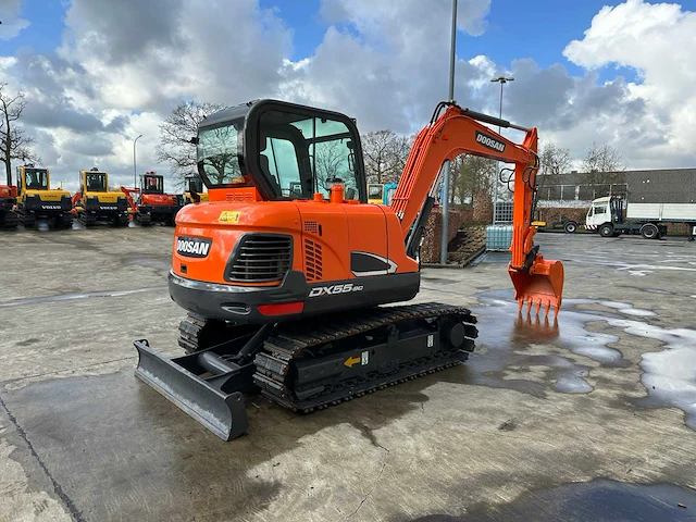 Doosan - 2018 - dx55-9c - midigraafmachine - afbeelding 34 van  45