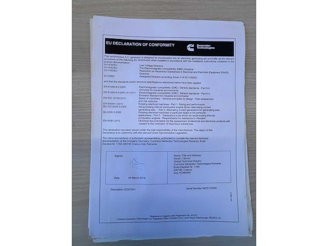 Doosan - 2020 - dh16-1316-17040 - noodstroomaggregaat - afbeelding 11 van  24