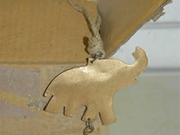 Doosje deco materiaal olifantjes - afbeelding 2 van  3