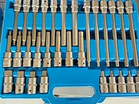 Doppenset ribe, spline, hexagon en torx 120 delig 1/2" - afbeelding 4 van  16