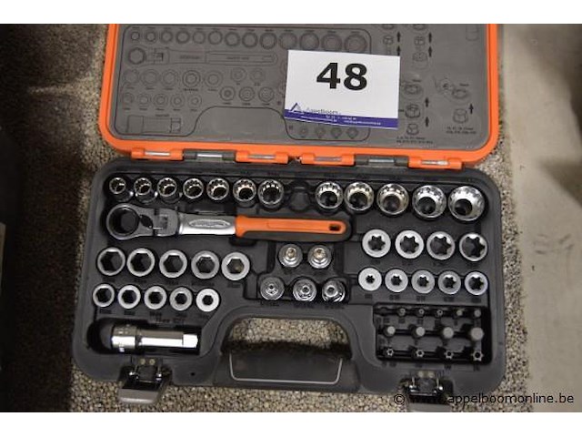 Dopsleutelset bahco - afbeelding 1 van  1