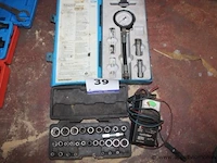 Dopsleutelset plus meetgereedschap - afbeelding 1 van  3