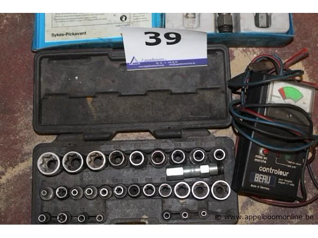 Dopsleutelset plus meetgereedschap - afbeelding 3 van  3