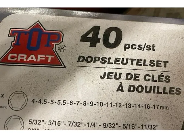 Dopsleutelset topkraft - afbeelding 2 van  2