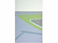 Doris groeneveld - westfries landschap met schaduwen - zeefdruk - afbeelding 6 van  6