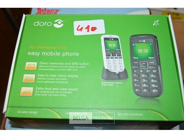 Doro phoneeasy 510 is een gebruiksvriendelijke mobiele telefoon - afbeelding 1 van  2
