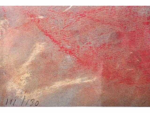 Dorrit klomp - zicht op een terras - litho - afbeelding 4 van  8