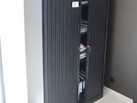Dossierkast vv jaloeziedeuren afm 120x43x195cm (staande op eerste verdieping) - afbeelding 1 van  1