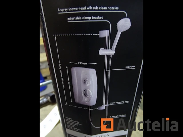 Douche met ingebouwde verwarmingsketel mira jump multi-fit - afbeelding 4 van  4