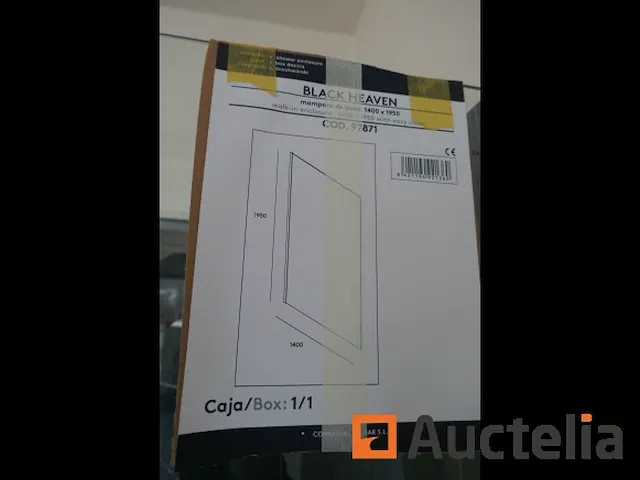Douchebak en glazen douchewand - afbeelding 3 van  3