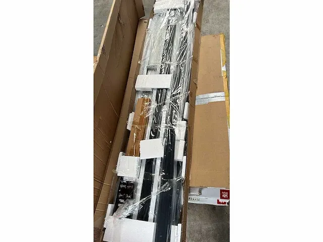 Douchecabine draaideur - mat zwart - 90x90x200cm - afbeelding 4 van  4
