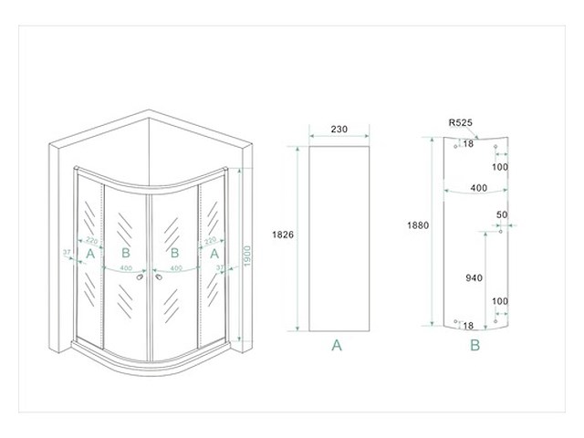 Douchecabine franklin - afbeelding 4 van  4