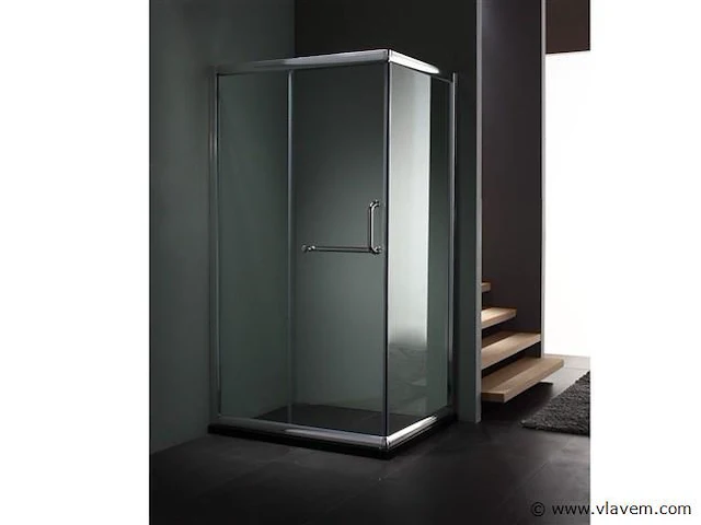 Douchecabine met schuifdeur 120x80x200 cm - afbeelding 1 van  2