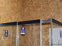 Douchedeur en wanden duka acqua r5000 best uit 2x qtw2r (1400x2000)en qw2l (900x2000) (foto ter illustratie, let op rechts /links) - afbeelding 5 van  5