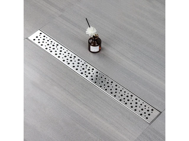 Douchegoot rvs 100cm ultraplat met sifon - afbeelding 4 van  6