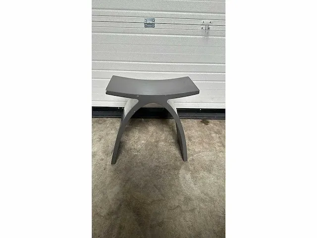Douchestoel - solid surface - antraciet - afbeelding 1 van  3