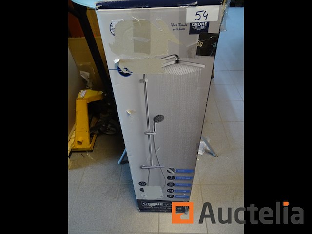 Douchesysteem met thermostatische mengkraan grohe vitalio start 250 cube - afbeelding 4 van  4