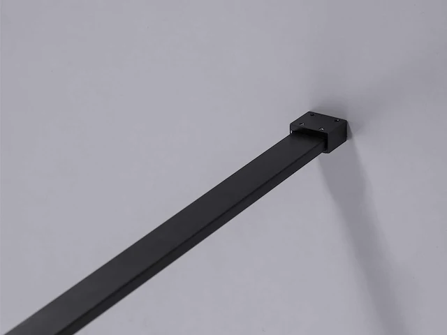 Douchewand - tampa - 80 of 90cm mat zwart frame - afbeelding 6 van  8