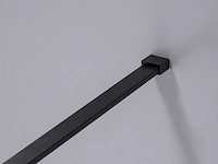 Douchewand - tampa - 80 of 90cm mat zwart frame - afbeelding 6 van  8
