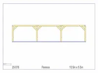 Douglas bijgebouw 10,5x5,5m - afbeelding 17 van  18