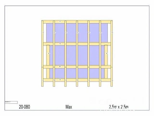 Douglas bijgebouw 2,5x2,5 - afbeelding 2 van  19