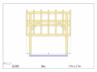 Douglas bijgebouw 2,5x2,5 - afbeelding 18 van  19