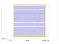 Douglas bijgebouw 3,5x3,5 - afbeelding 2 van  18