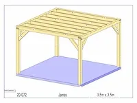 Douglas bijgebouw 3,5x3,5 - afbeelding 13 van  18