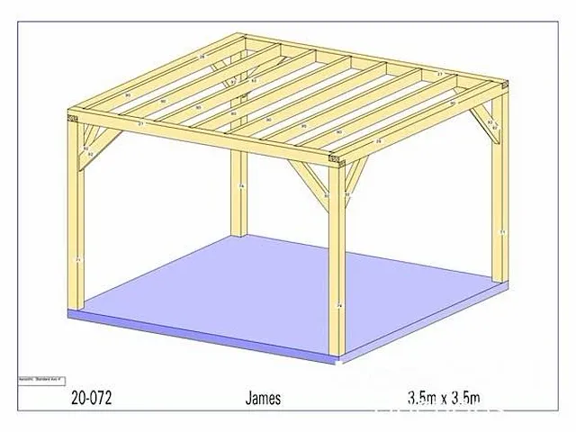 Douglas bijgebouw 3,5x3,5 - afbeelding 14 van  18