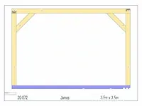 Douglas bijgebouw 3,5x3,5 - afbeelding 15 van  18