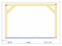 Douglas bijgebouw 3,5x3,5 - afbeelding 17 van  18