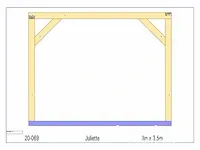 Douglas bijgebouw 3,5x3 - afbeelding 15 van  18