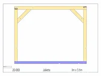 Douglas bijgebouw 3,5x3 - afbeelding 16 van  18