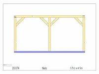 Douglas bijgebouw 4,5x3,5 - afbeelding 15 van  18