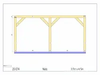 Douglas bijgebouw 4,5x3,5 - afbeelding 16 van  18