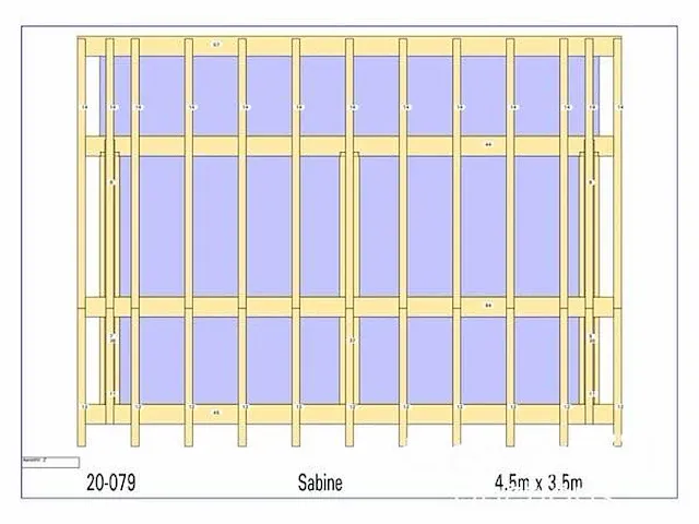 Douglas bijgebouw 4,5x3,5 - afbeelding 2 van  19