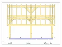 Douglas bijgebouw 4,5x3,5 - afbeelding 18 van  19