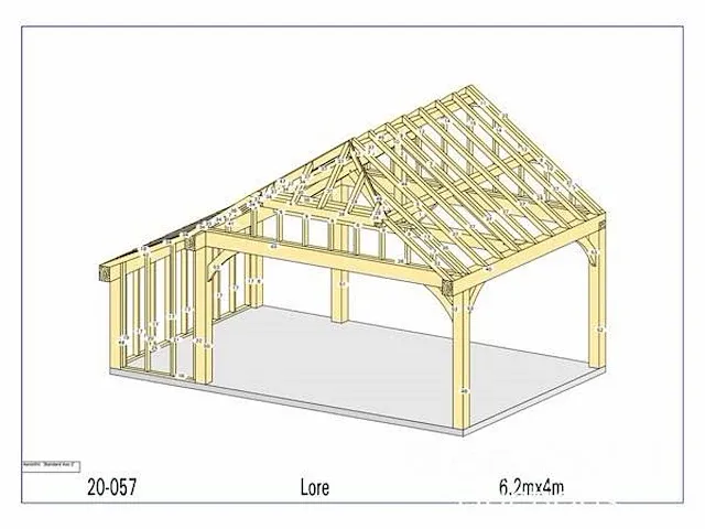 Douglas bijgebouw 6,2x4 - afbeelding 1 van  18