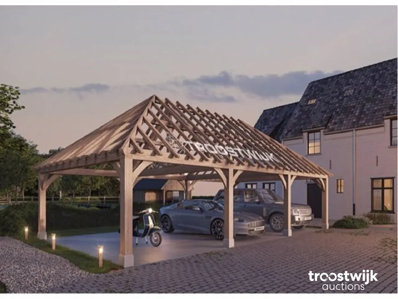 Douglas bijgebouwen, chalets, carports, poolhouses en paardenstallen