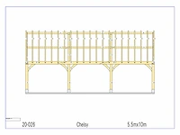 Douglas carport - gemonteerd beursmodel - afbeelding 23 van  34
