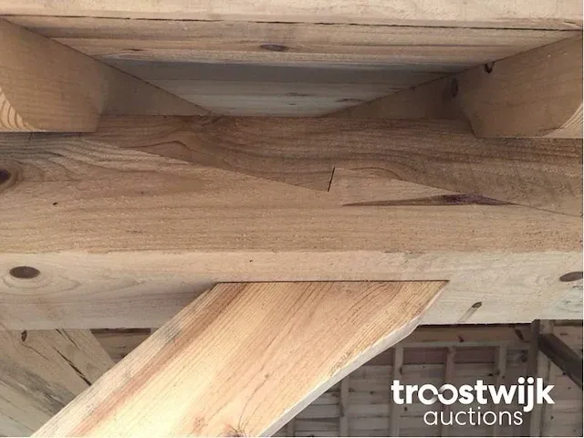Douglas carport 10,5x5,5 met dak en wandbekleding - afbeelding 7 van  20