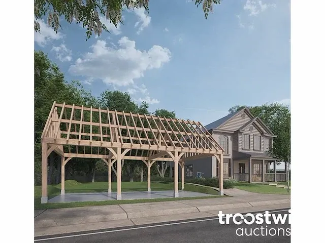 Douglas carport 10x5,5 - afbeelding 1 van  19