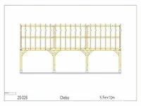 Douglas carport 10x5,5 - afbeelding 16 van  19