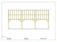 Douglas carport 10x5,5 - afbeelding 17 van  19