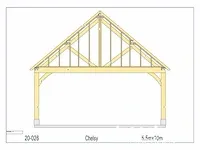 Douglas carport 10x5,5 - afbeelding 19 van  19