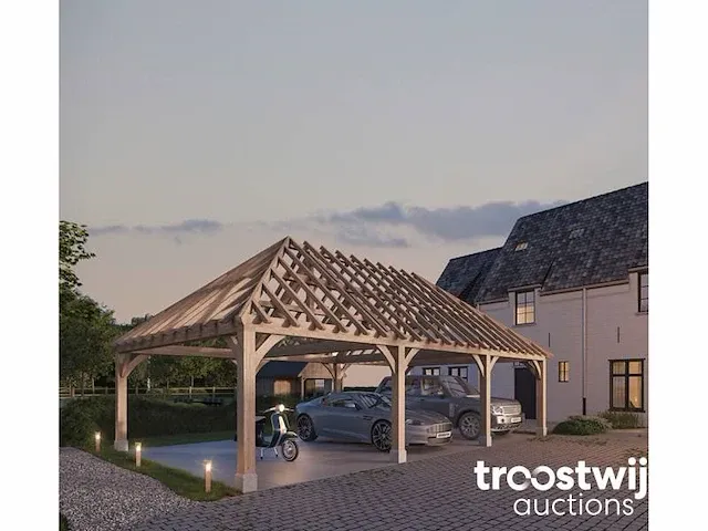 Douglas carport 10x5,5 - afbeelding 1 van  22
