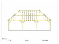Douglas carport 10x5,5 - afbeelding 19 van  22