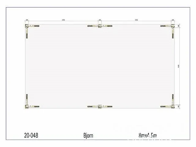 Douglas carport 8x4,5 - afbeelding 3 van  21