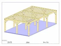 Douglas carport 9x5 - afbeelding 18 van  22