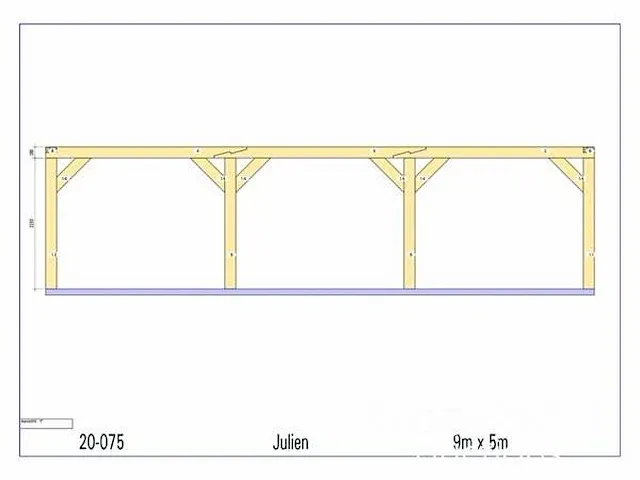 Douglas carport 9x5 - afbeelding 21 van  22